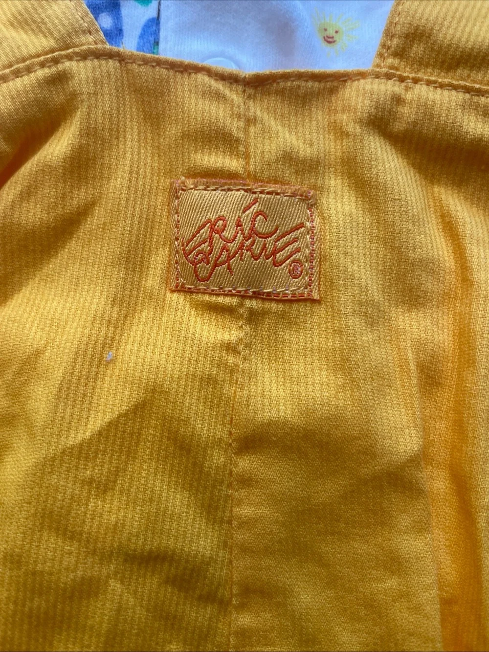 Vintage Carter's Yellow The Very Hungry Caterpillar Bubble Romper Set